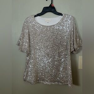 Melloday Sequin Top